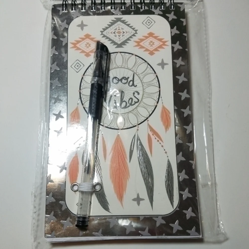GOOD VIBES Notepad And Gel Pen Duo